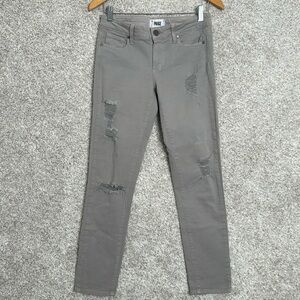 PAIGE Skyline gray distressed Ankle jeans  -‎ Size 27